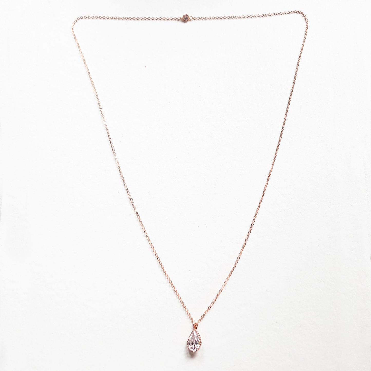 Bridal backdrop necklace - gold, silver and rose gold