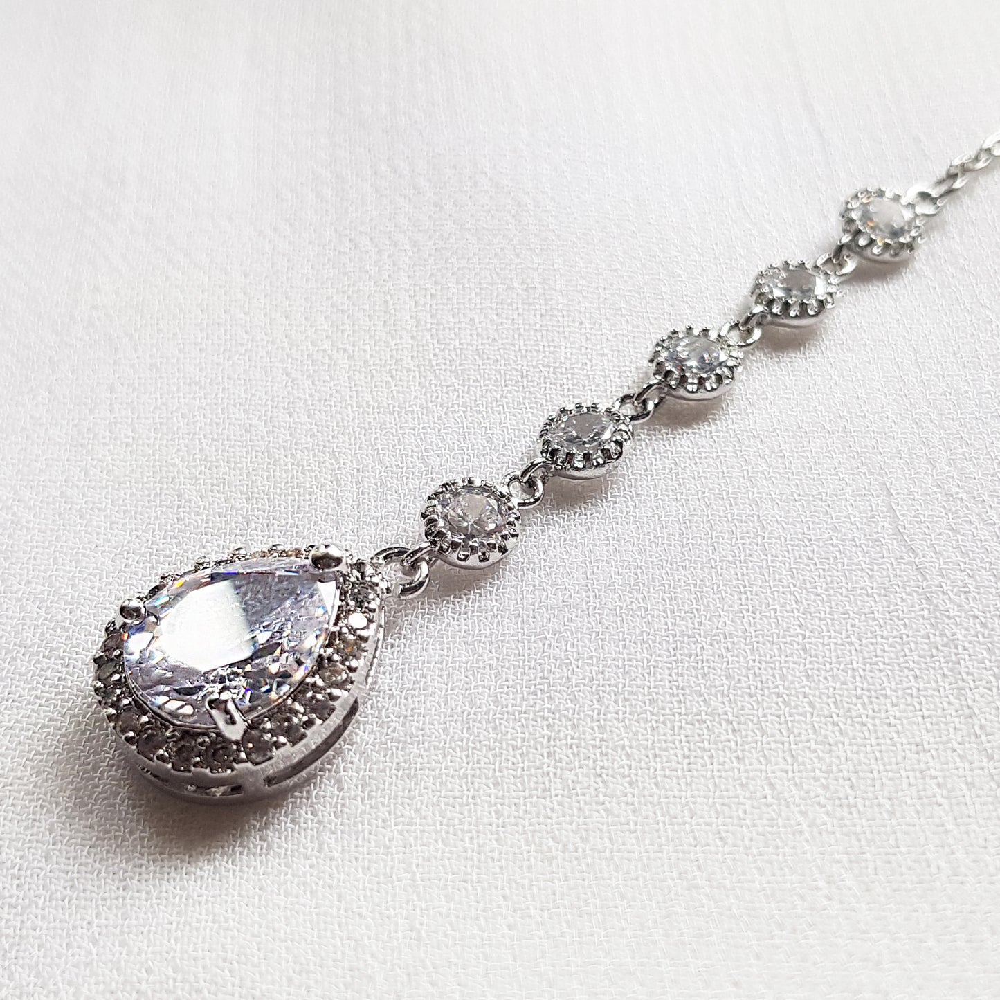 Crystal maang tikka in gold, silver and rose gold, boho bridal ethnic hair jewelry