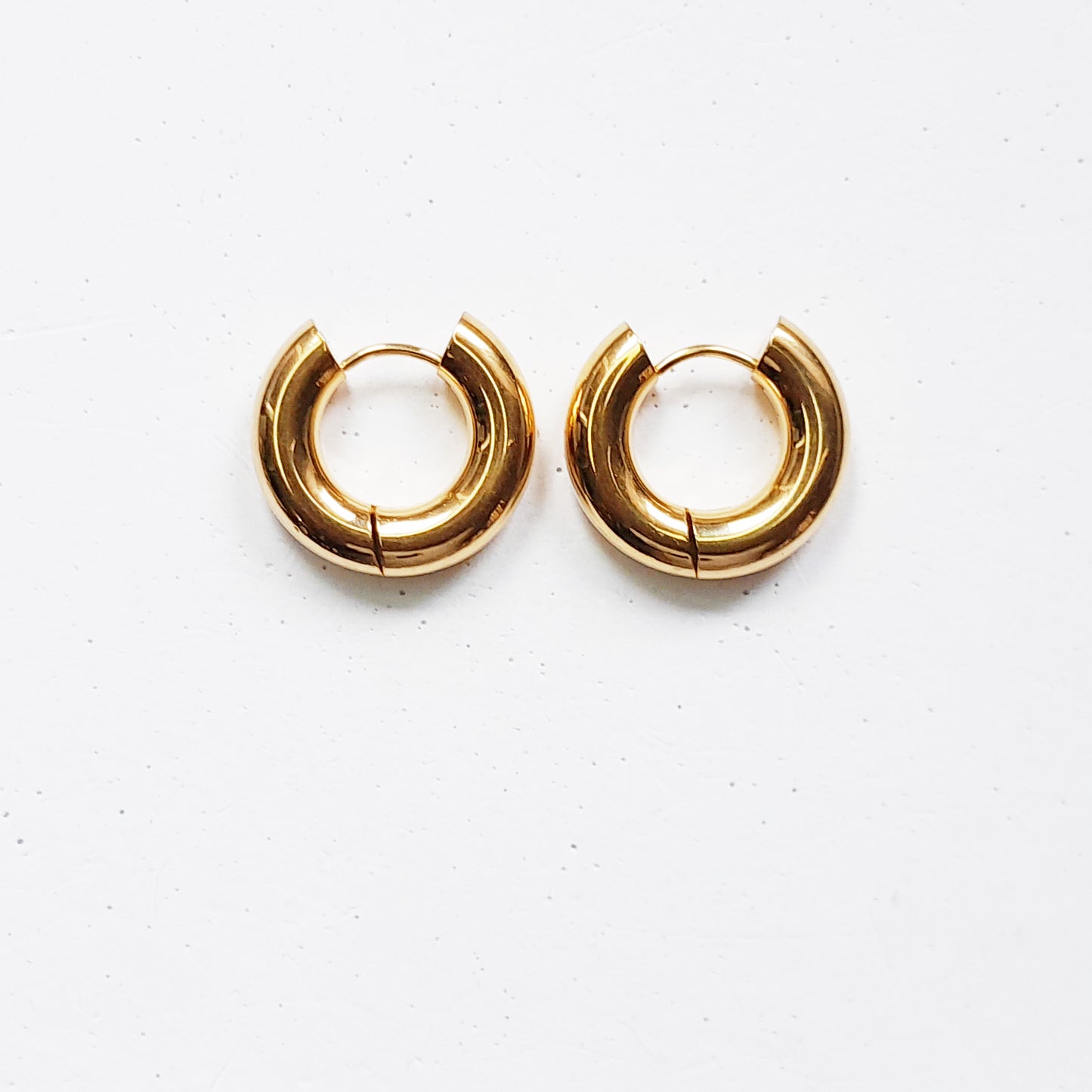 Thick Hoop Earrings for Women | Gold, Chunky & Everyday Style