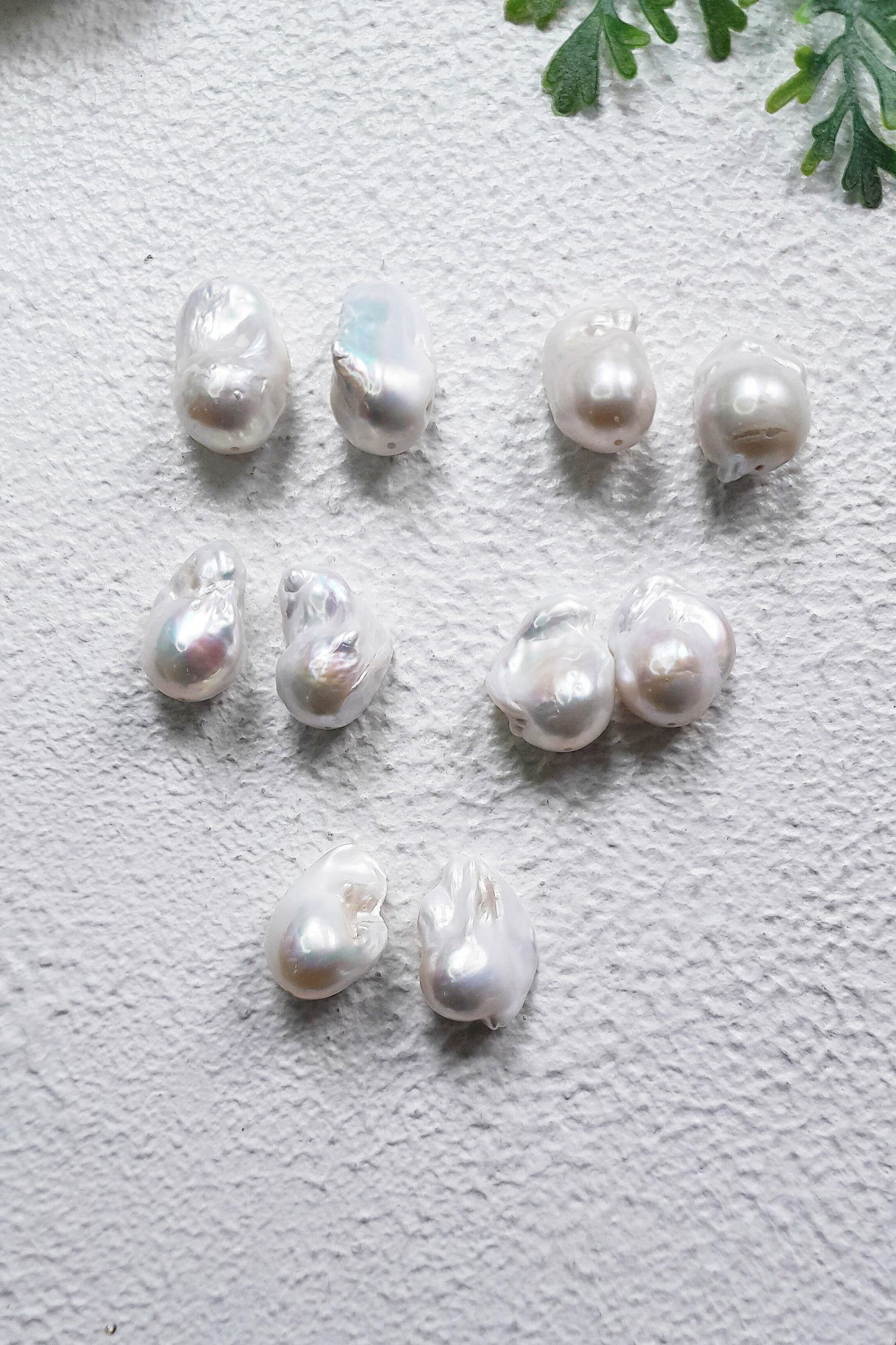 Fireball baroque pearl necklace, boho chic pearl jewelry