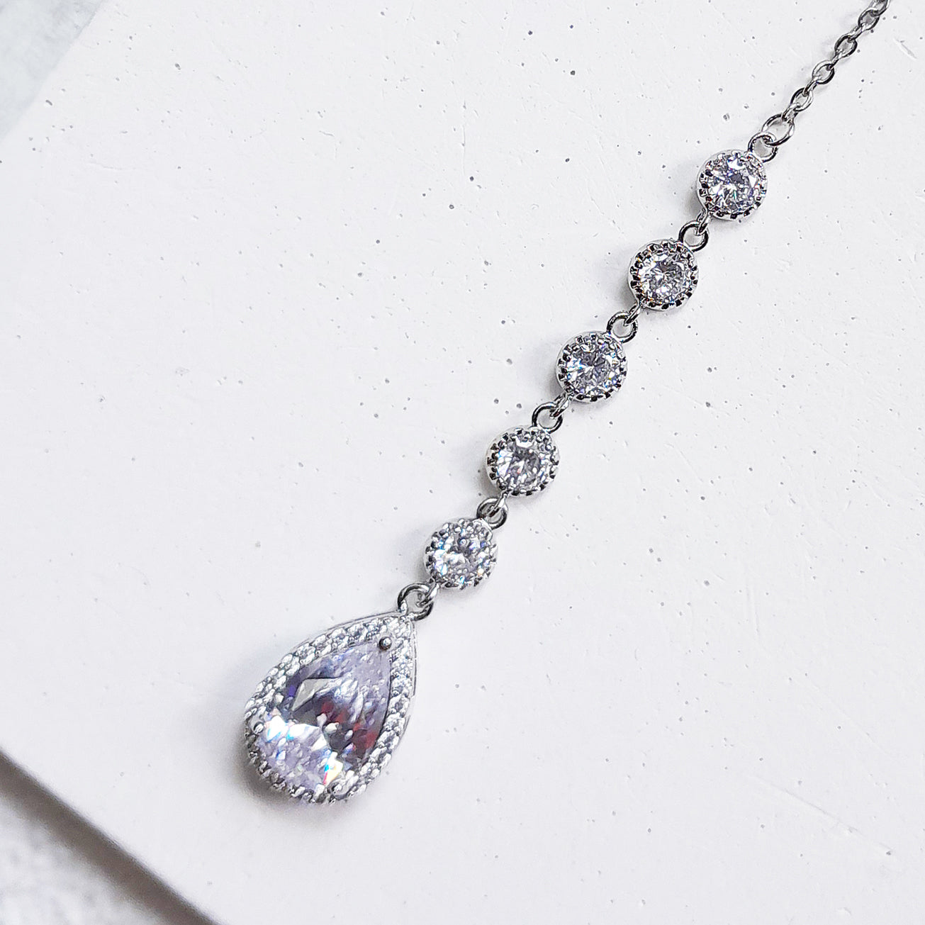 Silver Maang Tikka, Dainty Cubic Zirconia Bridal Headpiece, Boho Wedding Hair Jewelry