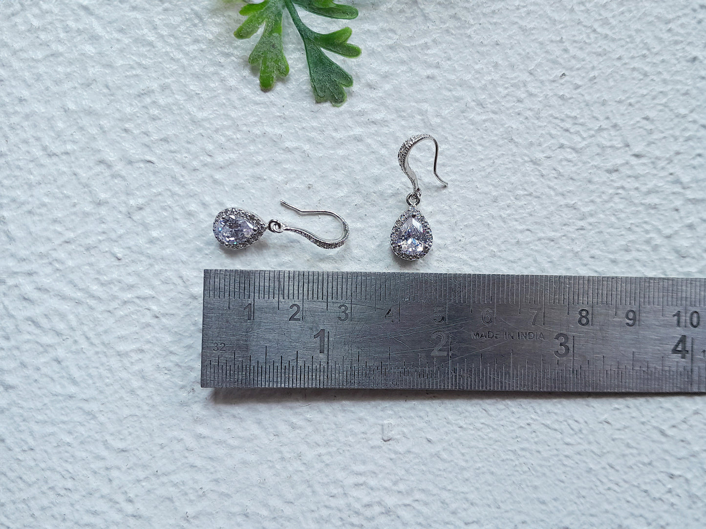 Silver Maang Tikka, Dainty Cubic Zirconia Bridal Headpiece, Boho Wedding Hair Jewelry