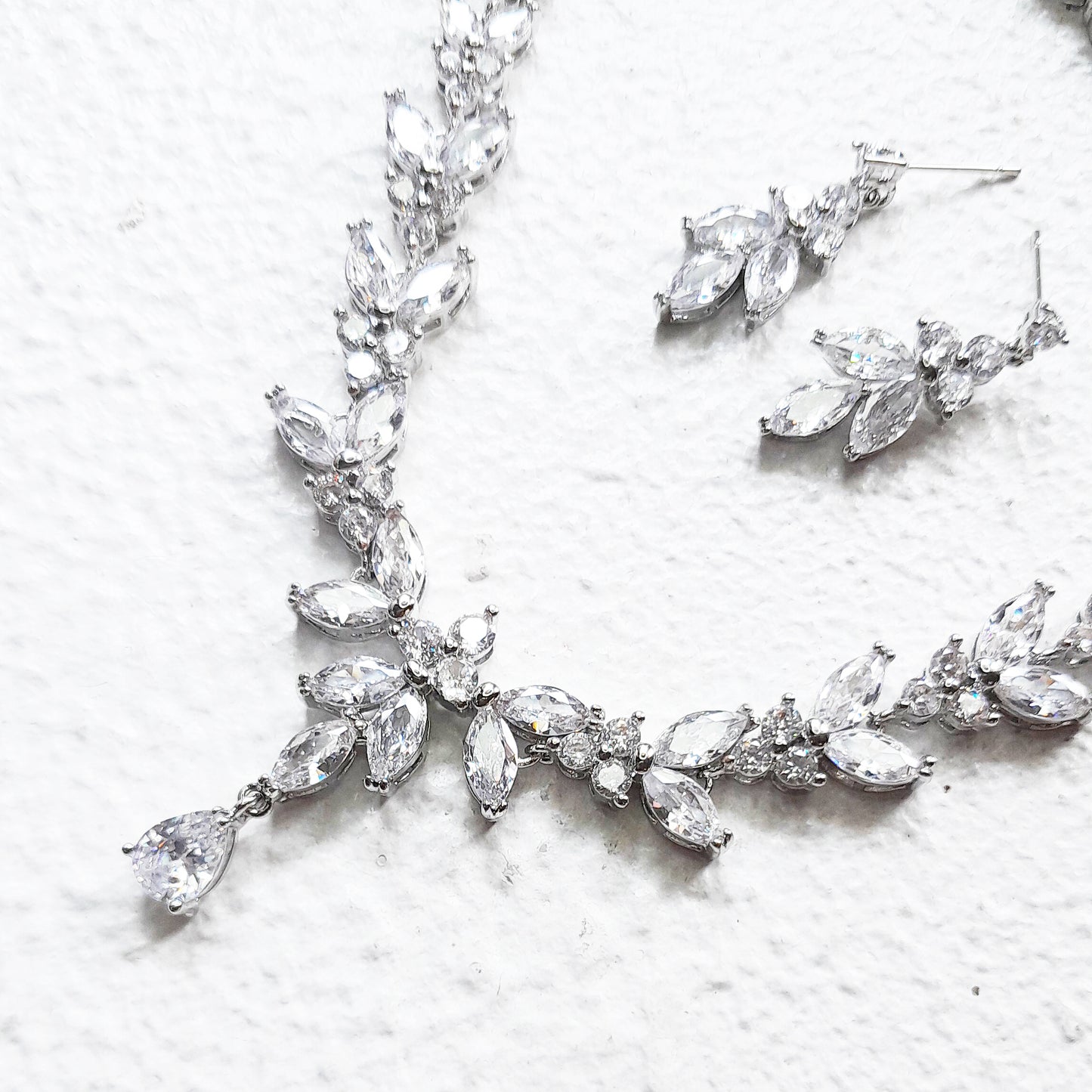 Marquise Crystal Bridal Necklace