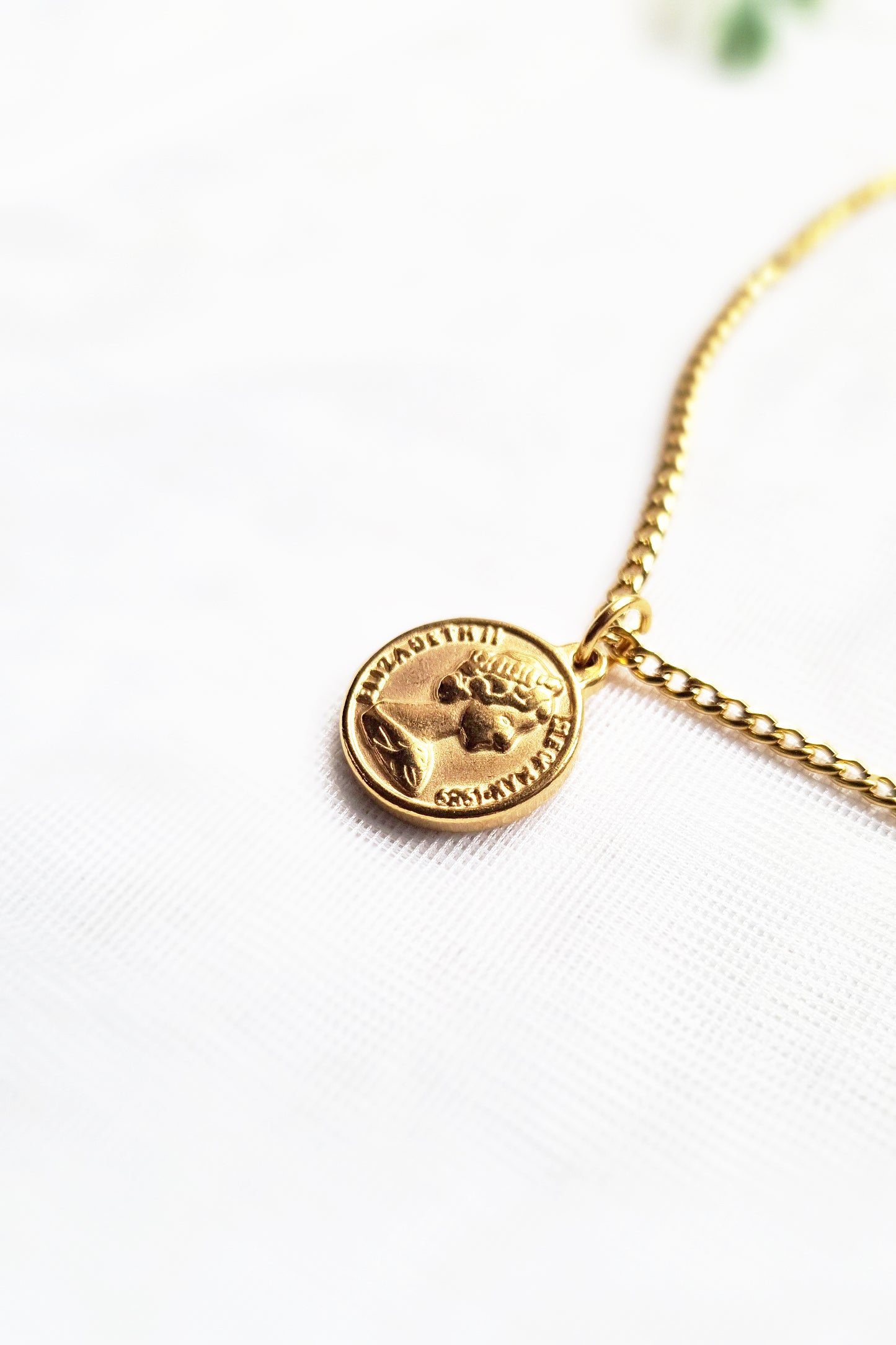 18K Gold Plated Coin Choker Necklace