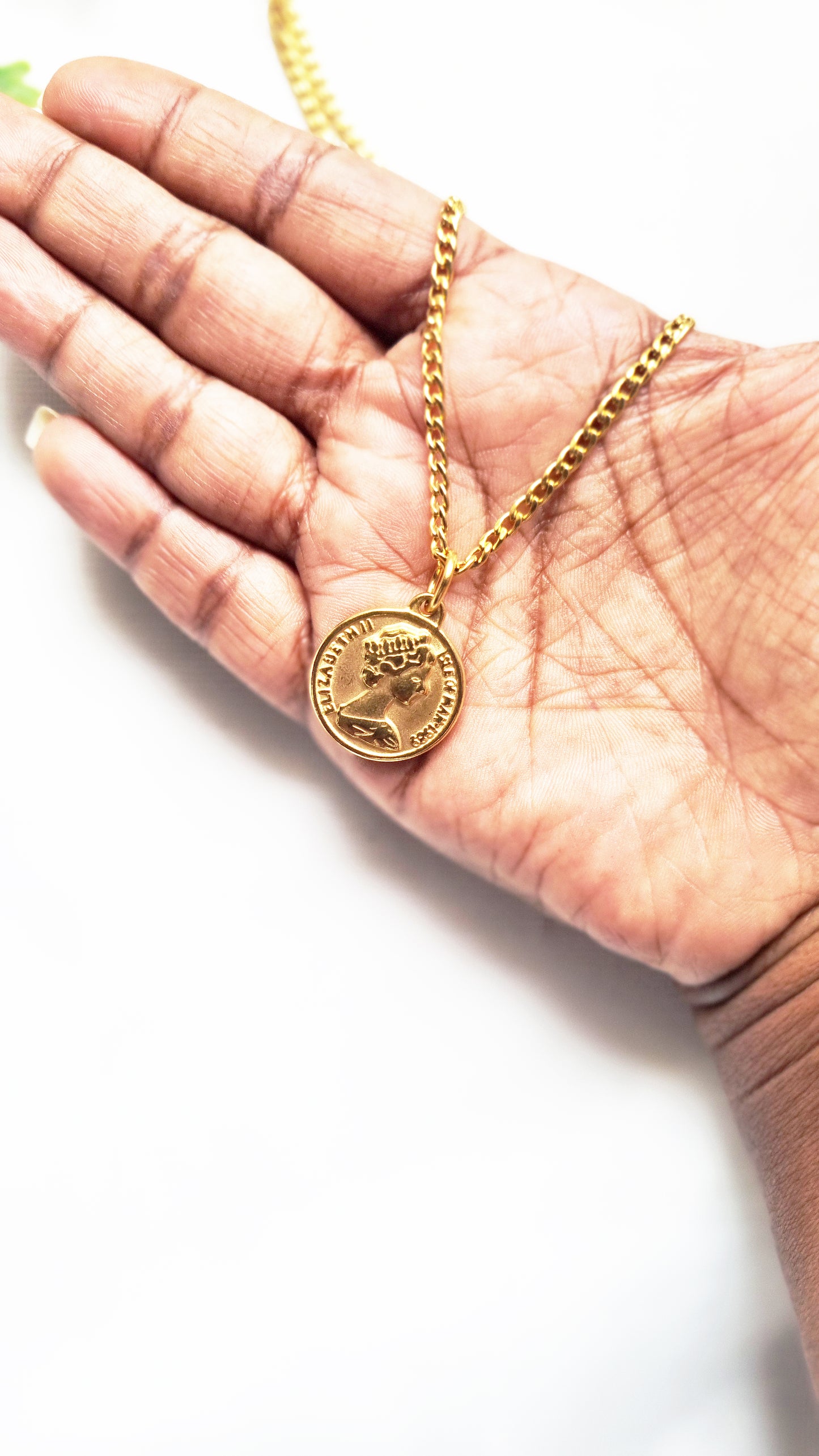 18K Gold Plated Coin Choker Necklace
