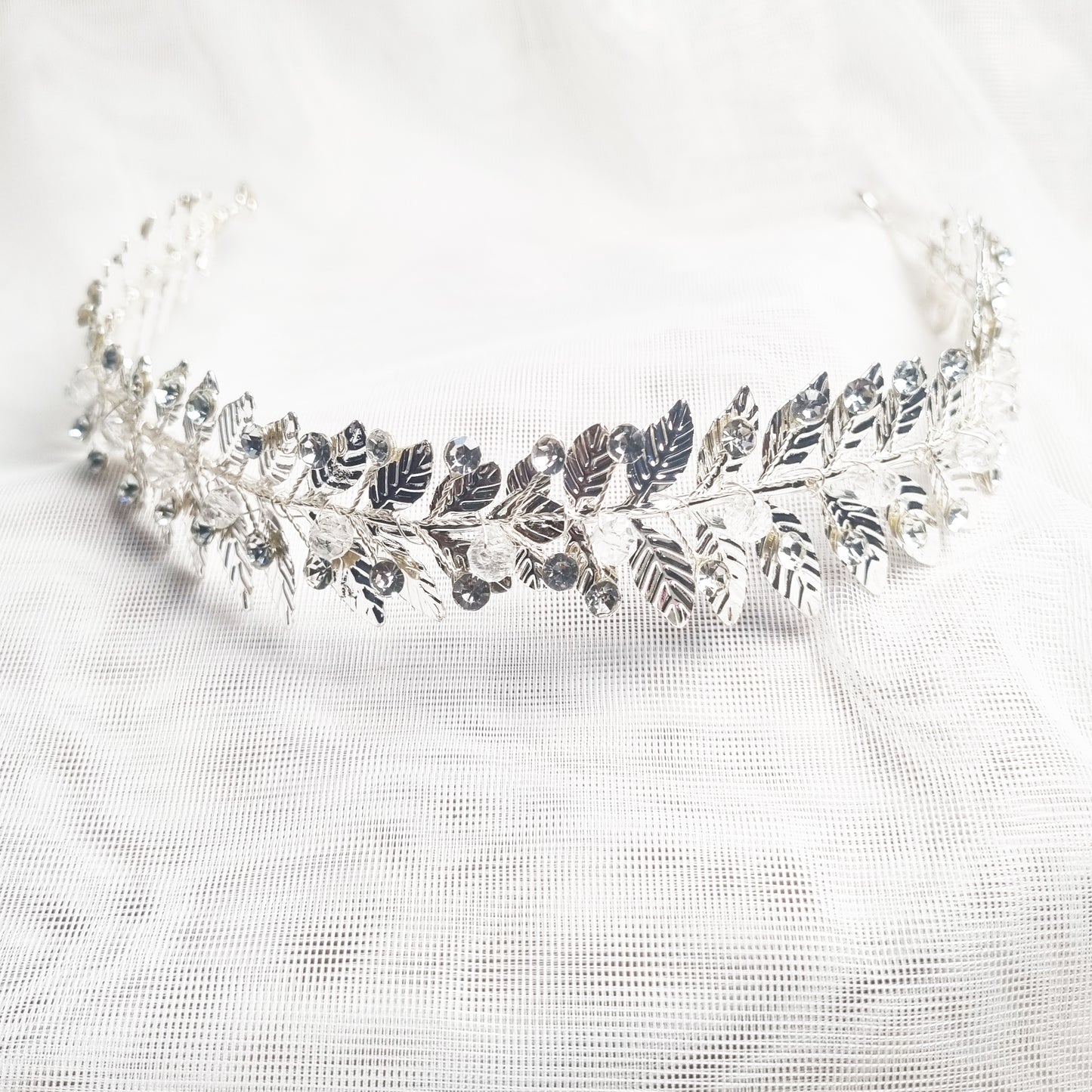 Grecian Leaf Headband (Gold or Silver)
