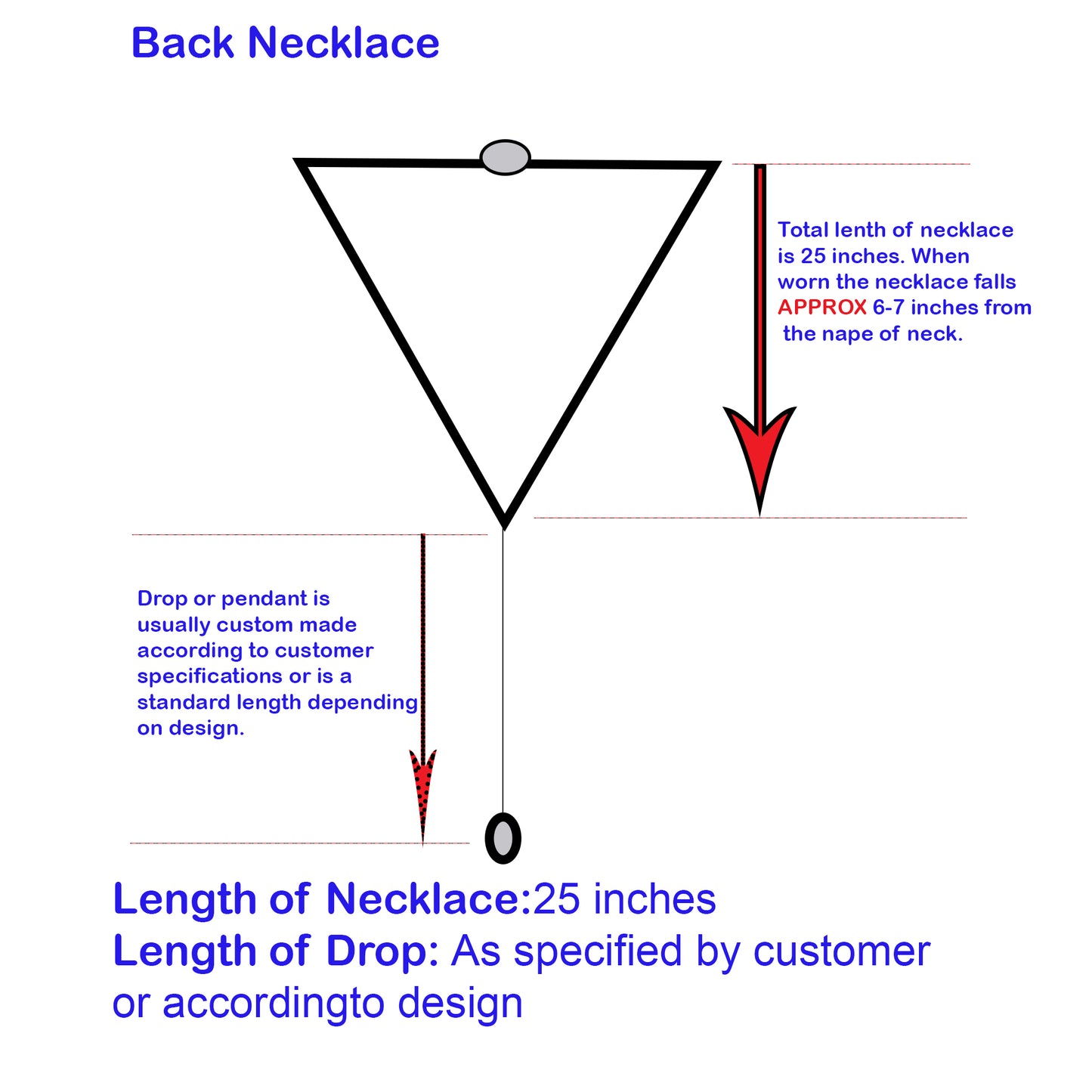 Rose gold bridal back necklace for low back wedding dress
