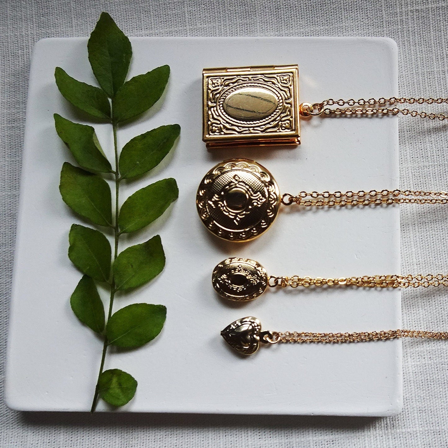 Book Locket Necklace