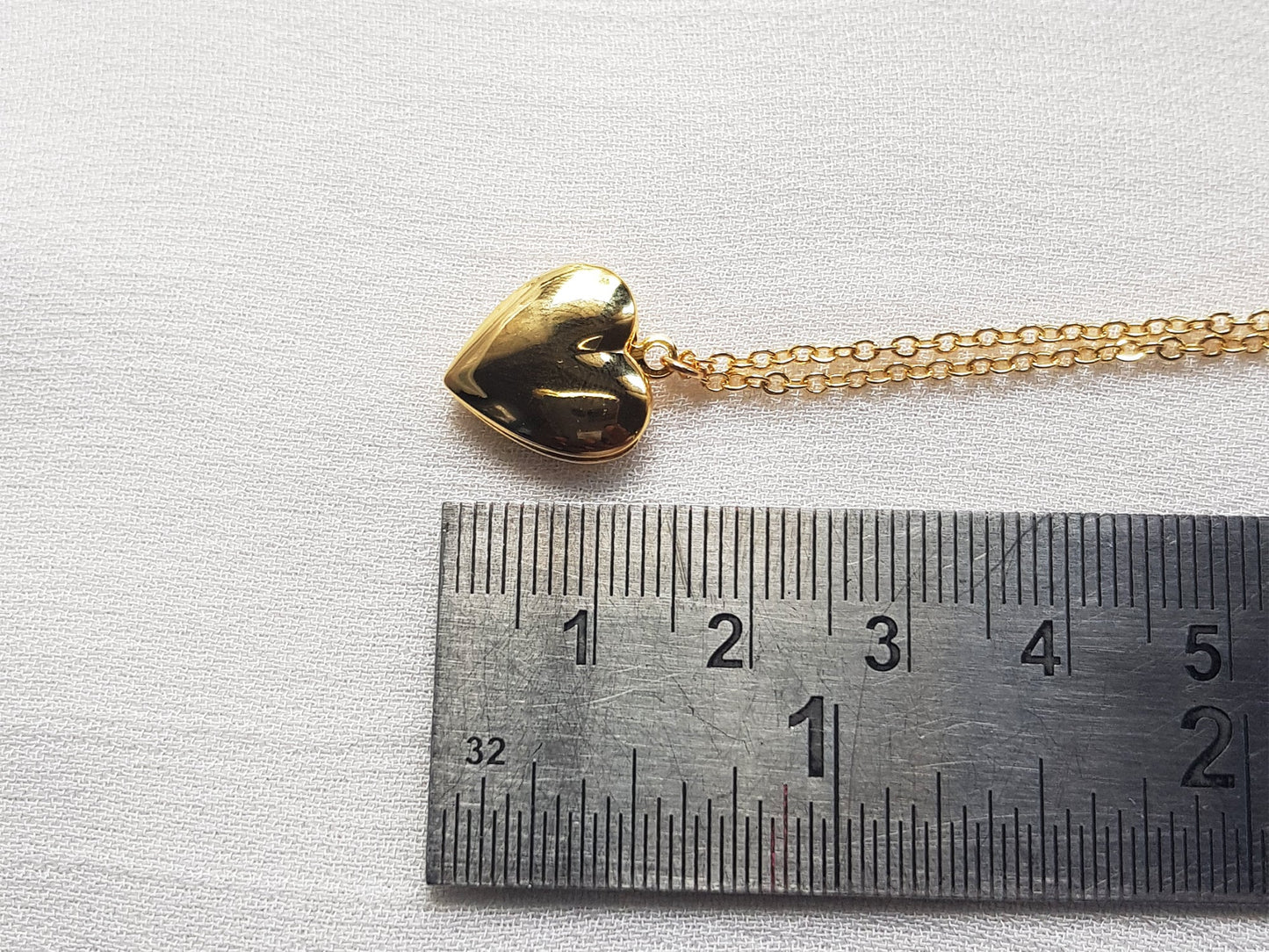 Gold Heart Locket Necklace - 3 Elegant Designs