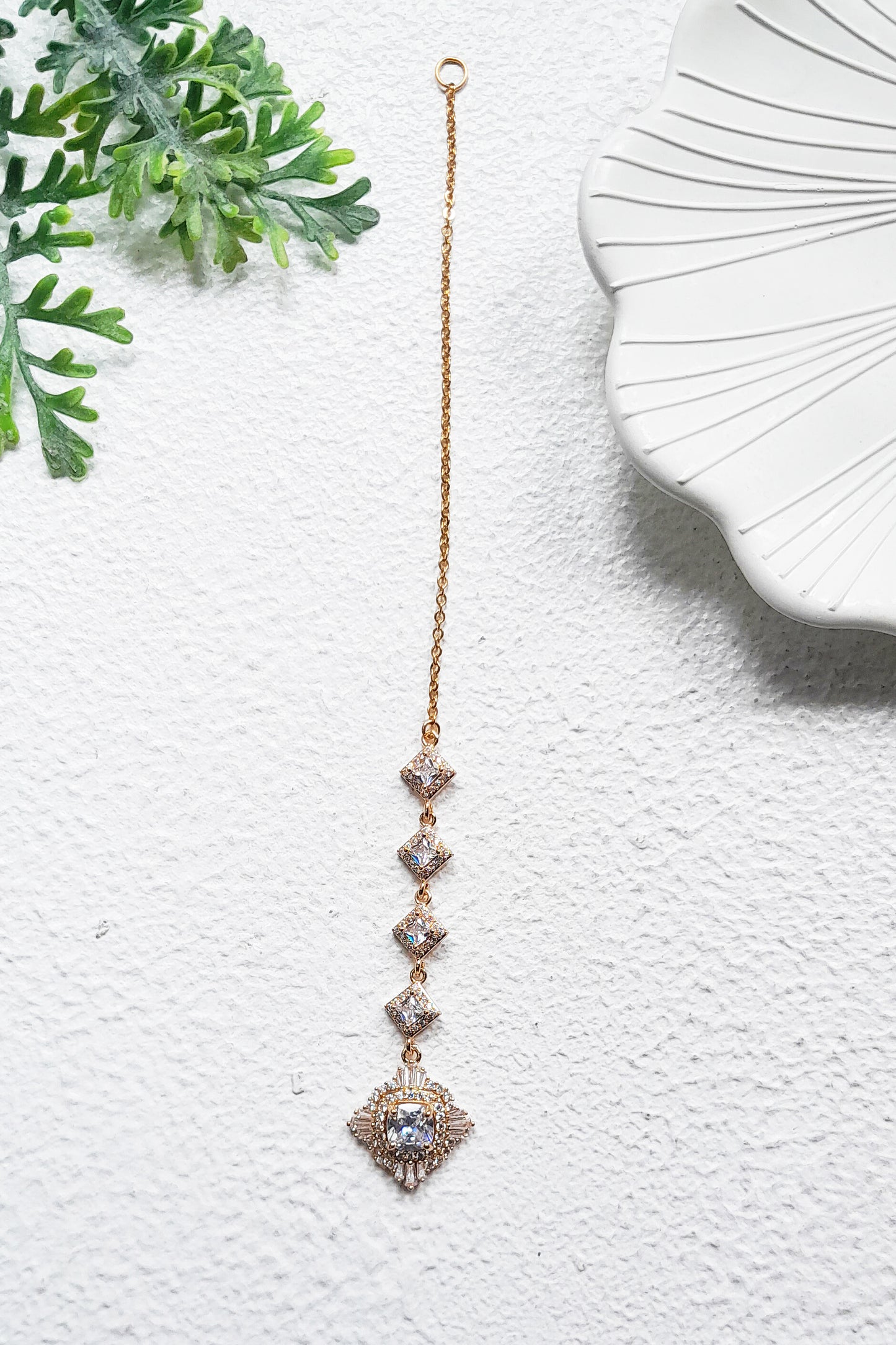 Starburst Maang Tikka | Bridal Hair Jewelry