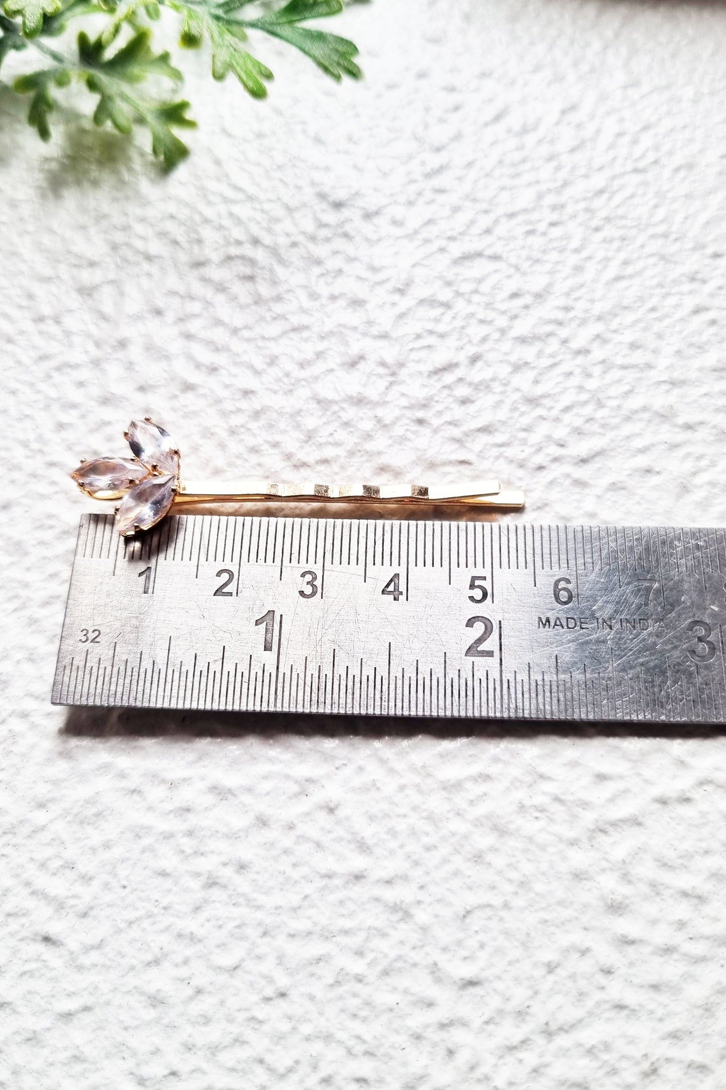 Marquise Crystal Hair Clips Set in Gold, Silver, Rose Gold - 6 pcs