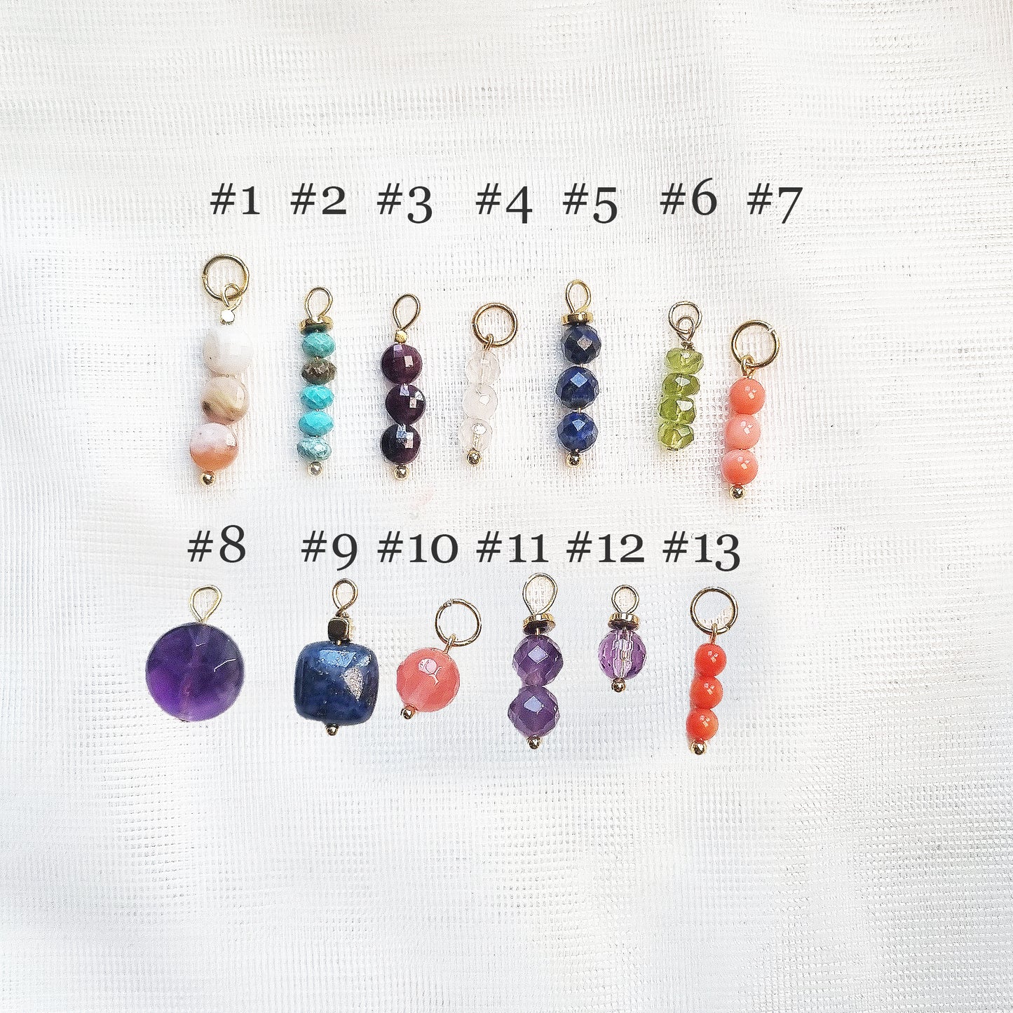 Add Your Gemstone Charms -Earth's Treasures, Your Style