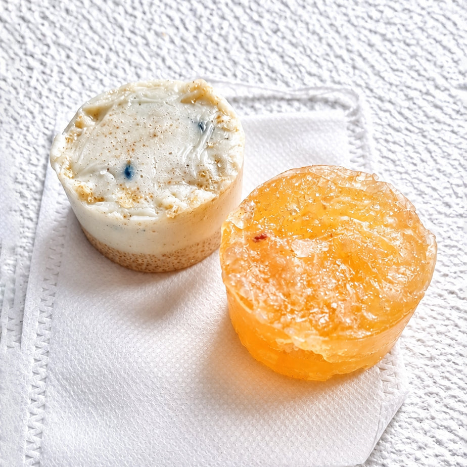 Lavender Body & Citrus Foot Scrub Bars | Exfoliating Scrub Duo – Set of 2 | Twixt Wellness