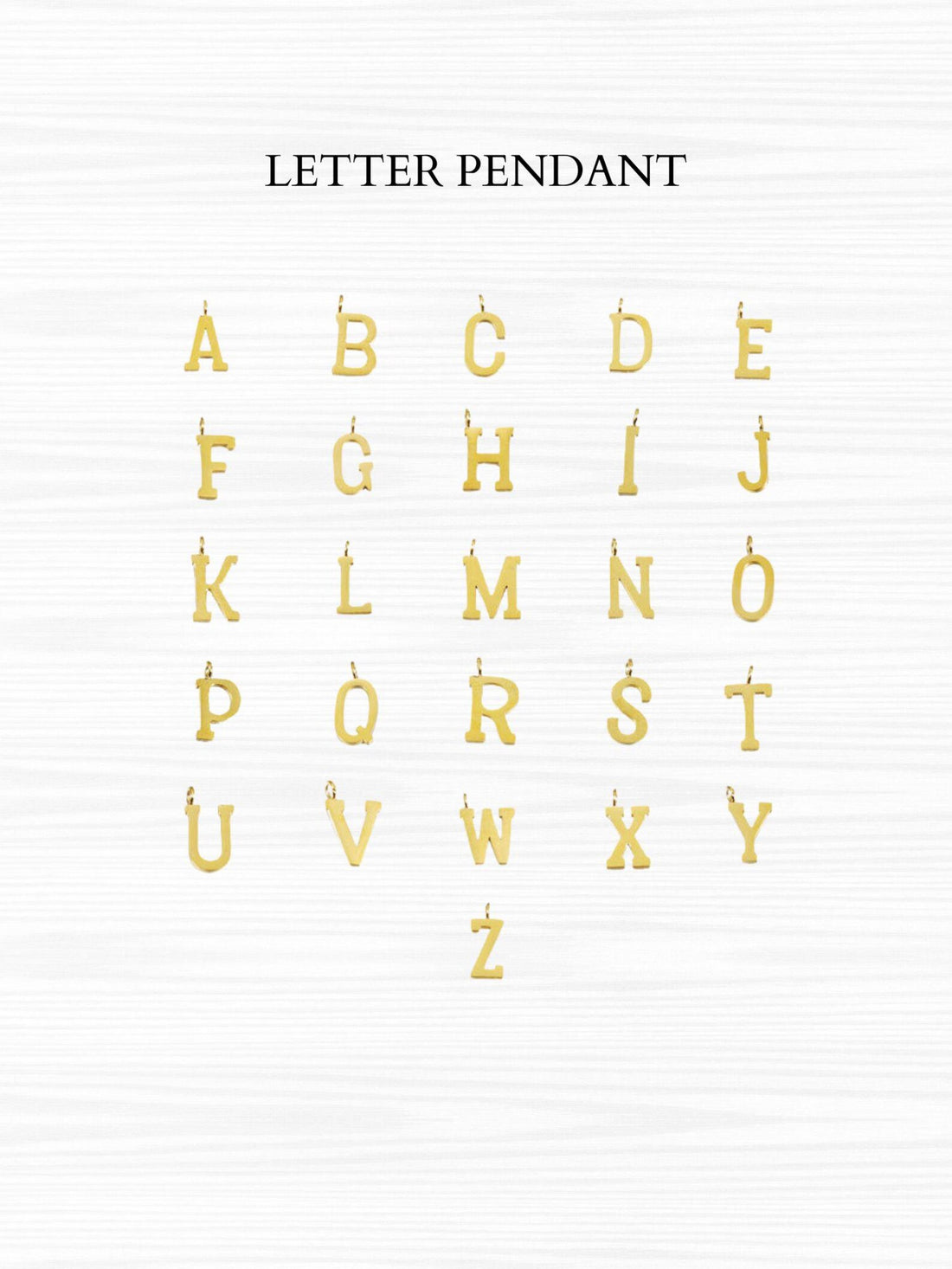 Add Your Letter Charms – Your Story in Gold