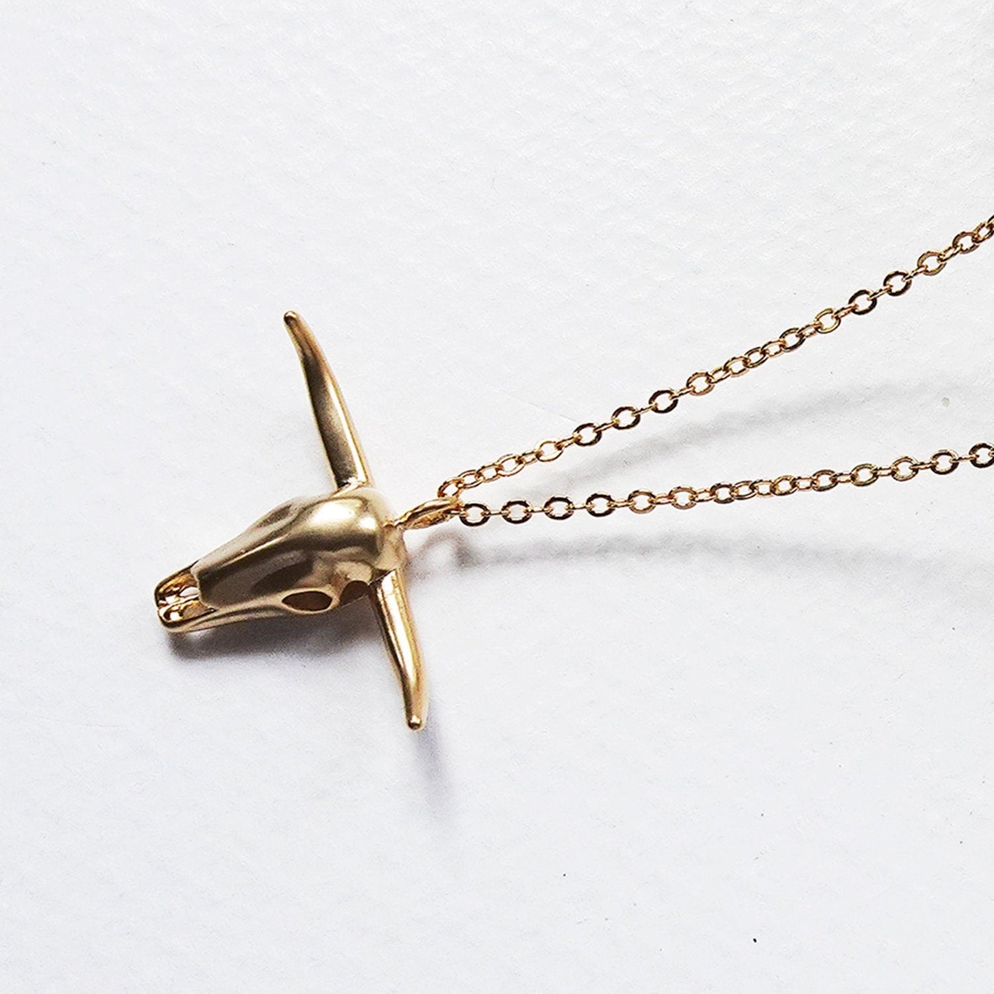 longhorn necklace, bull skull necklace, cow skull necklace, cowgirl jewelry